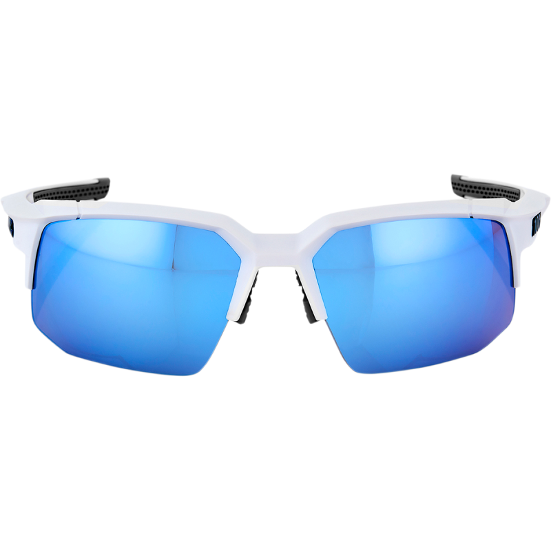 100% SPEEDCOUPE MATTE WHITE W/ HIPER ICEBERG BLUE MIRROR LENS 60013-00000