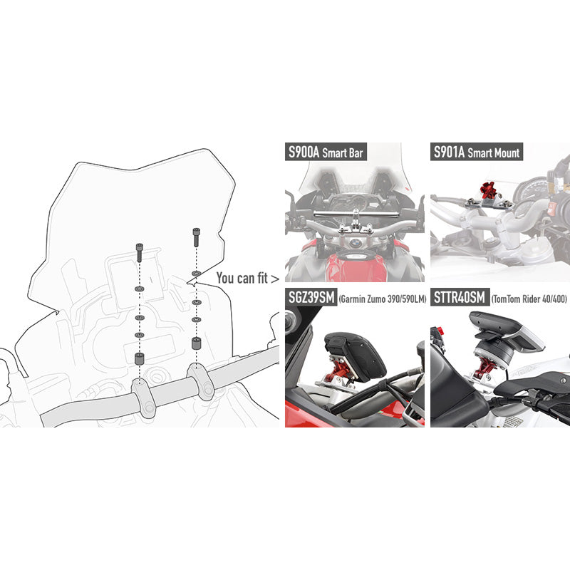 GIVI S900A/S901A MOUNTING KIT 01SKIT