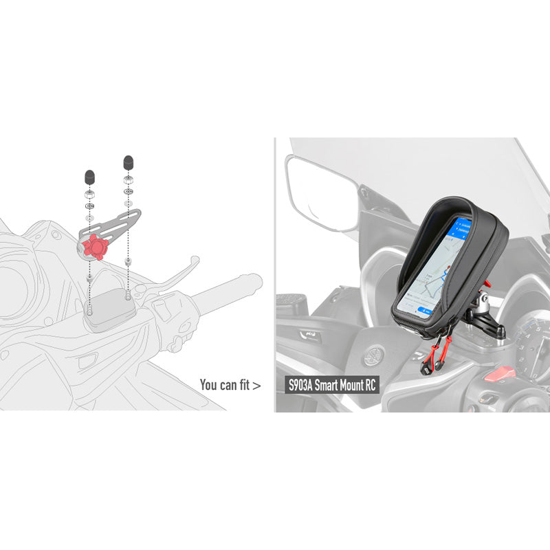 GIVI S903A/S904B MOUNTING KIT 03VKIT