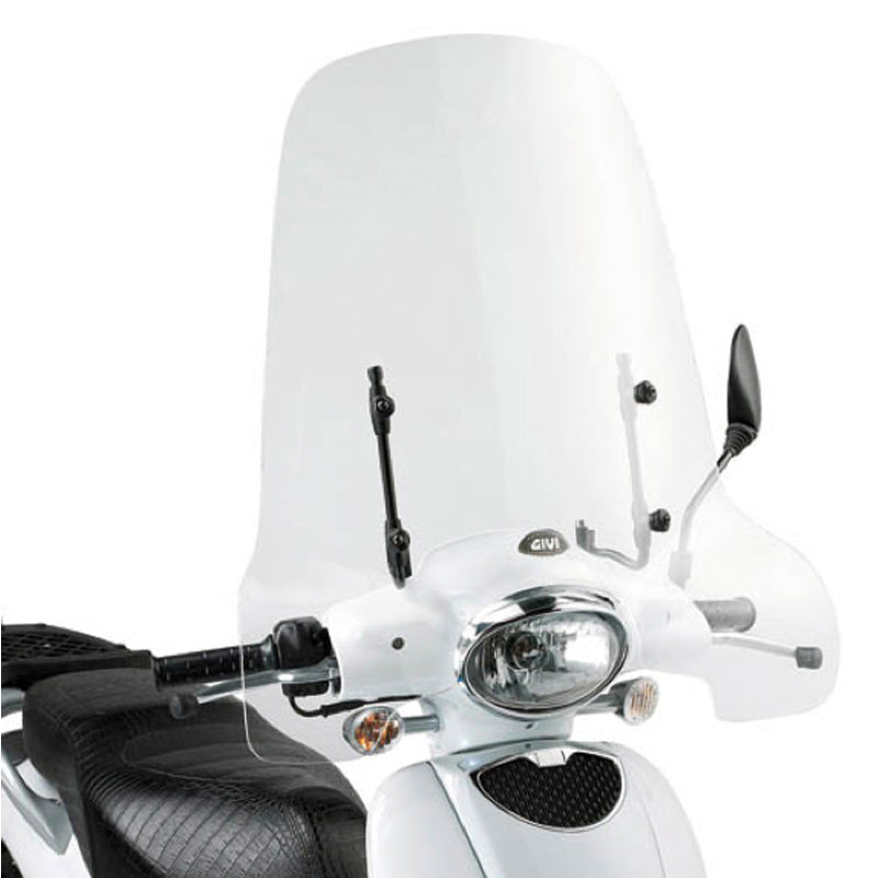 GIVI WIND-SCREEN CLEAR SCARABEO 50/100 (56X66CM) 153A