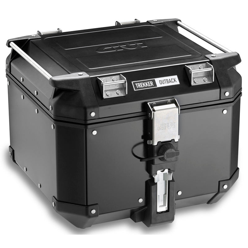 GIVI TREKKER OUTBACK TOP ALUMINIUM BLACK (42 LIT) OBKN42B