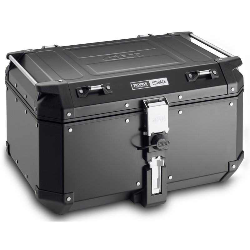 GIVI TREKKER OUTBACK TOP ALUMINIUM BLACK (58 LIT) OBKN58B