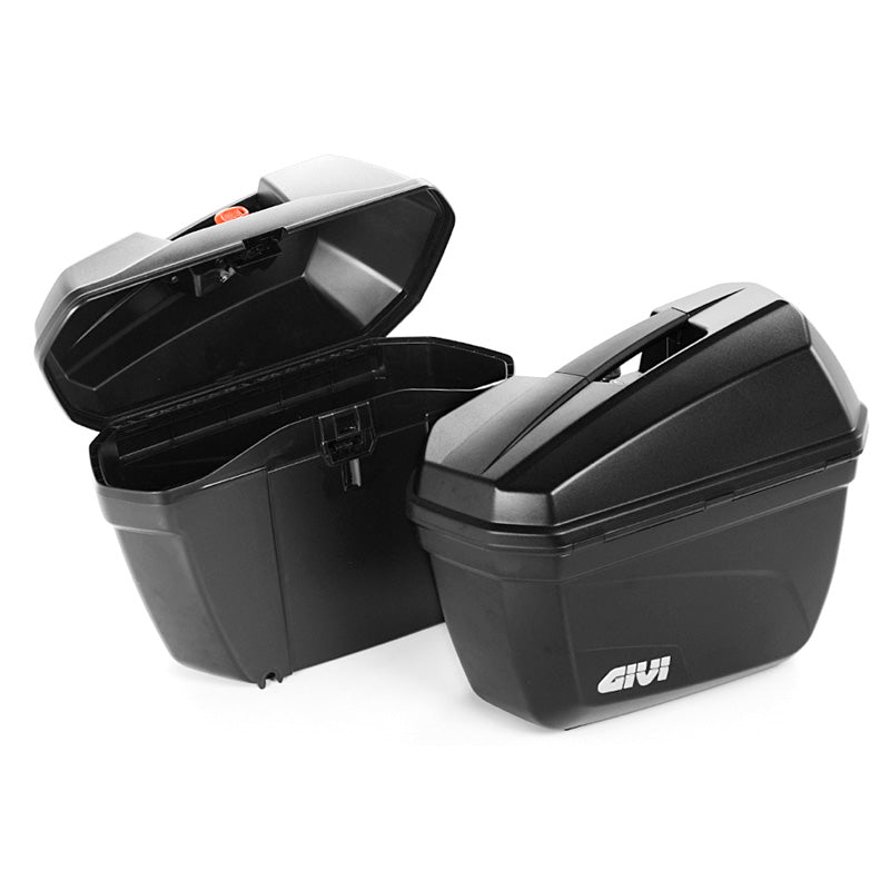 GIVI E22 BLACK 22 LITERS GIVI CASE (2PCS). E22N