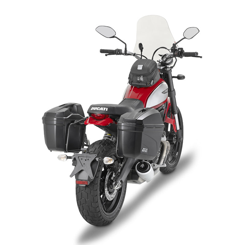 GIVI E22 BLACK 22 LITERS GIVI CASE (2PCS). E22N