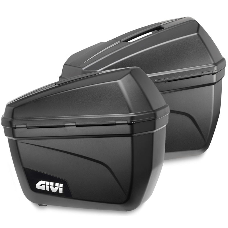 GIVI E22 BLACK 22 LITERS GIVI CASE (2PCS). E22N