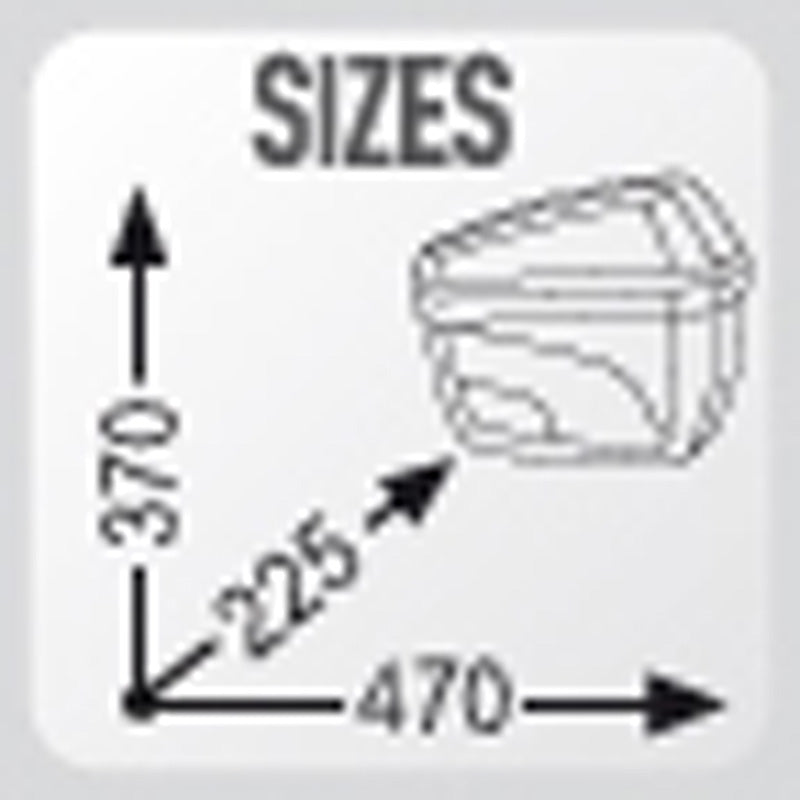 GIVI E22 BLACK 22 LITERS GIVI CASE (2PCS). E22N