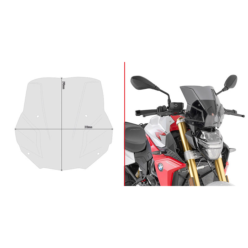 GIVI SMOKE WINDSCREEN BMW F900R 5139S