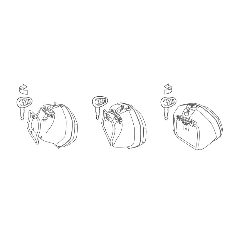 GIVI V35N MONOKEY SIDE BLACK (2PCS). V35N