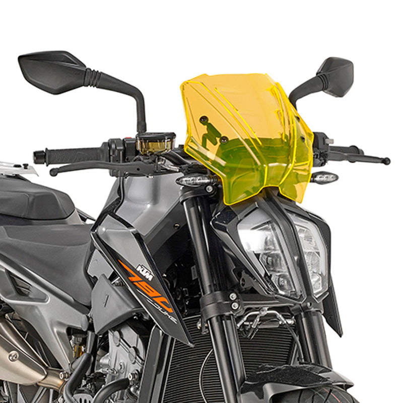 GIVI SPECIFIC ORANGE WINDSCEEN KTM DUKE 790 18-19 A7708OR