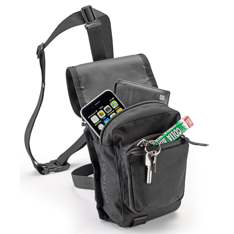 GIVI LEG BAG CORIUM DARK BROWN 4LT CRM104