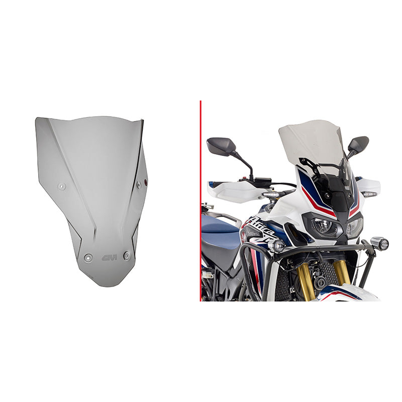 GIVI SMOKED WINDSHIELD CRF1000L AFRICA TWIN 16-18/ADV D1144S