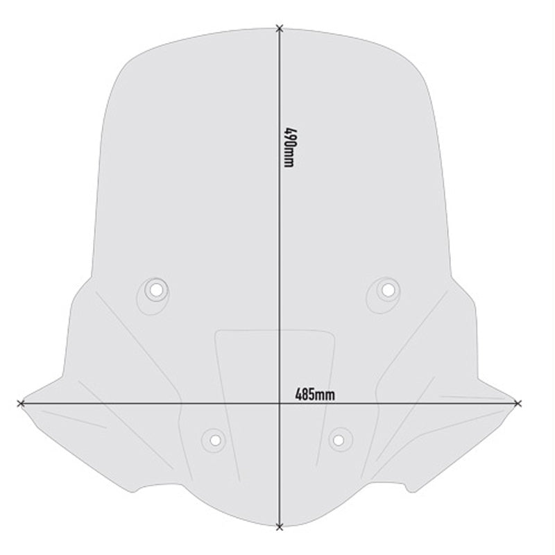 GIVI SMOKE WINDSCREEN TRIUMPH TIGER 900 D6415S