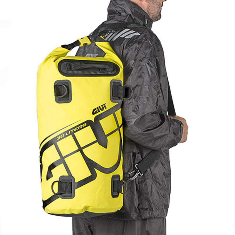 GIVI EASY-T 30L NEON YELLOW CYLINDER BAG EA114FL