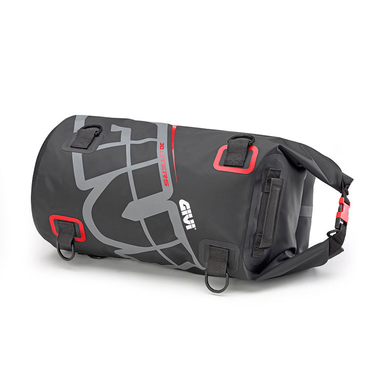 GIVI EASY-T 30L GREY/RED CYLINDER BAG EA114GR