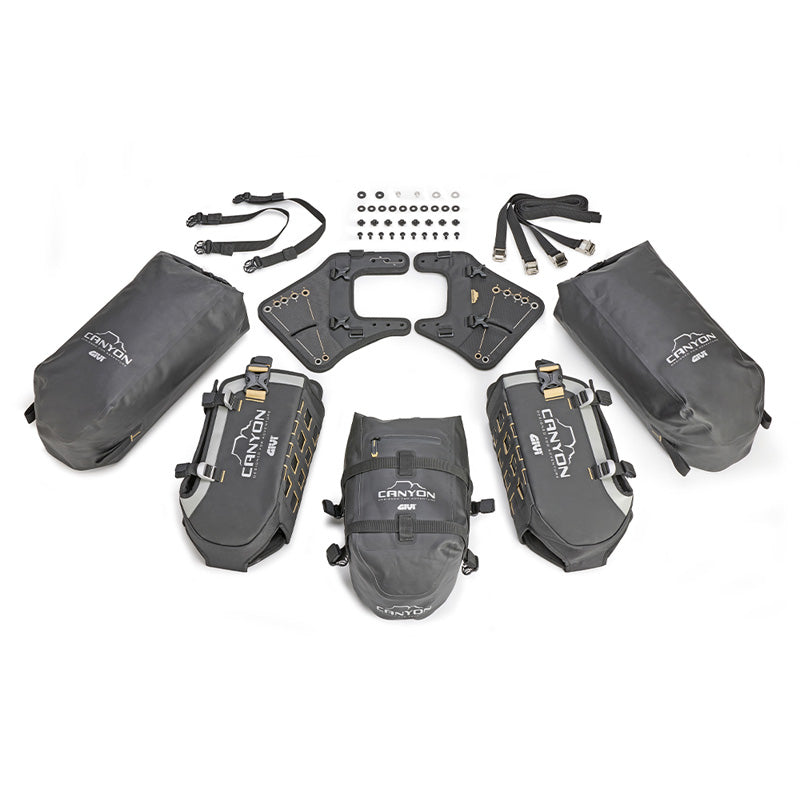 GIVI GRT721B GRAVEL-T CANYON BASE + LUGGAGE GRT721B