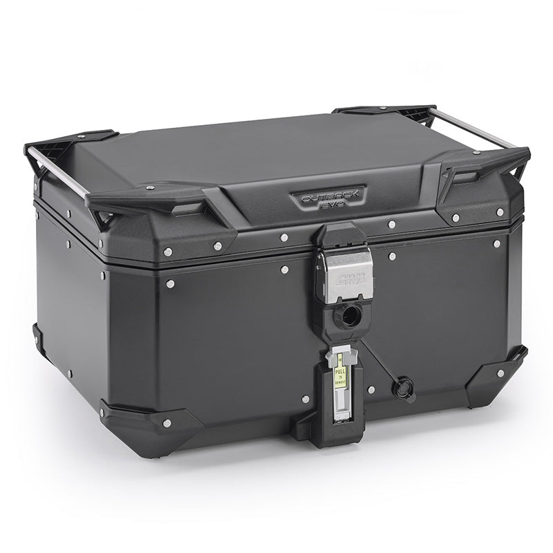 GIVI 58L TREKKER OUTBACK EVO OBKEV58B TOP ALUMINIUM BLA OBKEV58B