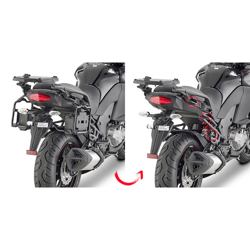 GIVI TUBULAR SIDECASES HOLDER VERSYS 1000 2017 PLR4120