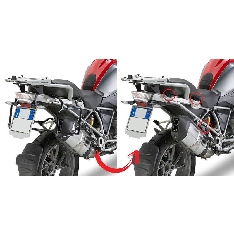 GIVI TUBULAR HOLDER EASY FIT R1200GS 13-18/R1250GS 18 PLR5108