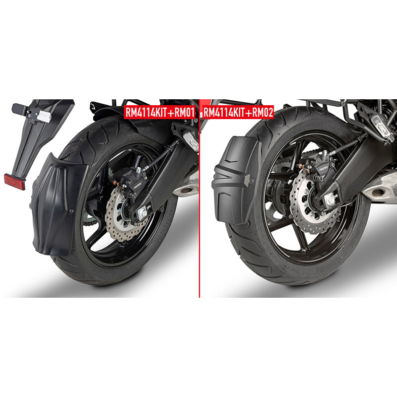 GIVI SPECIFIC KIT FOR RR MUDFLAP RM01 VERSYS 650 15-17 RM4114KIT