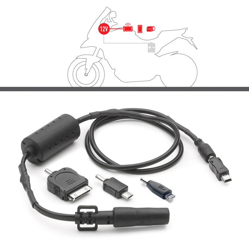GIVI KIT POWER CONN(MICRO USB MINI USB IPHONE 3-4-5) S112