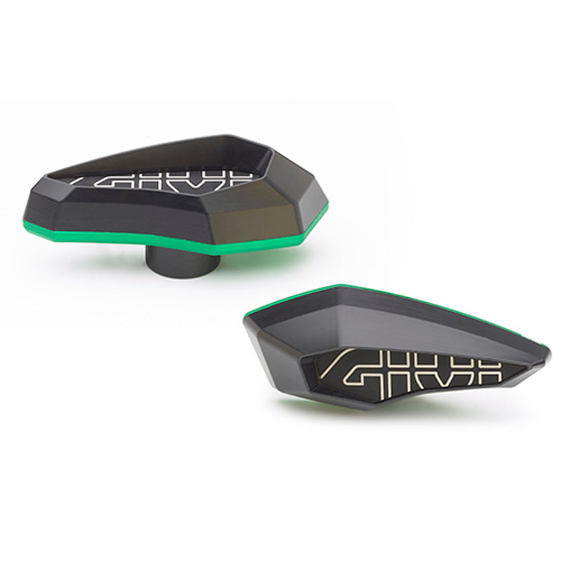 GIVI FRAME SLIDERS BLACK/GREEN SLD01GR