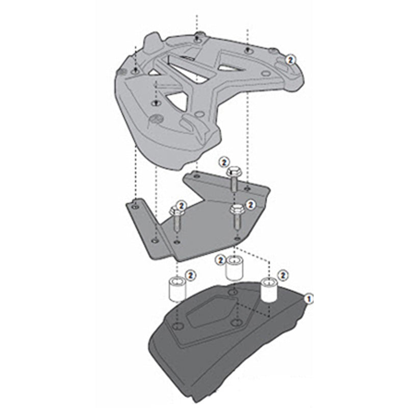 GIVI SPECIFIC MOUNTING KIT BURGMAN EXECUTIVE 650 13-14 SR3104KIT