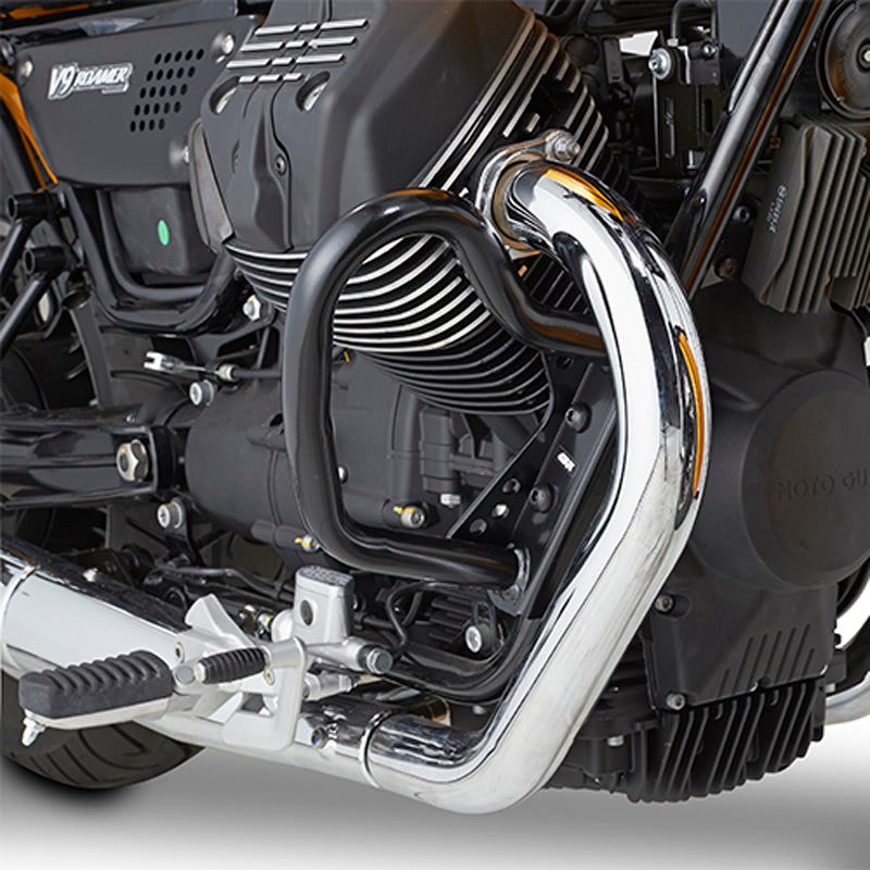 GIVI ENGINE GUARDS BLACK MOTO GUZZY V9/V7 TN8202