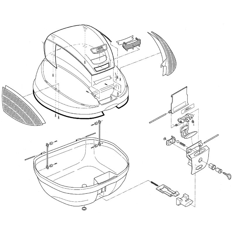 GIVI E370/E470 GIVI LOGO. Z1294R