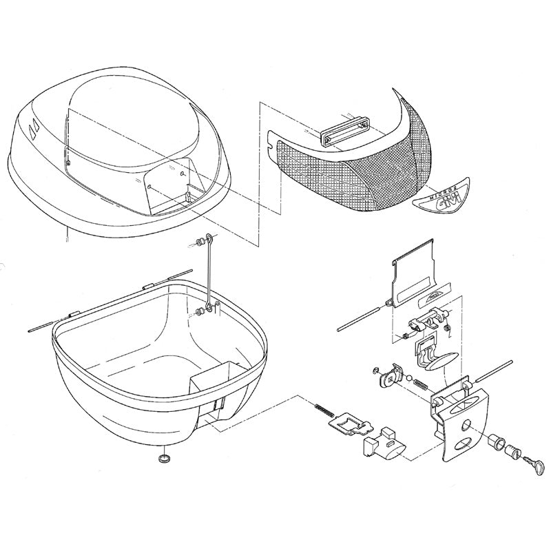 GIVI E26E280E29E360E460 LATCH. Z310