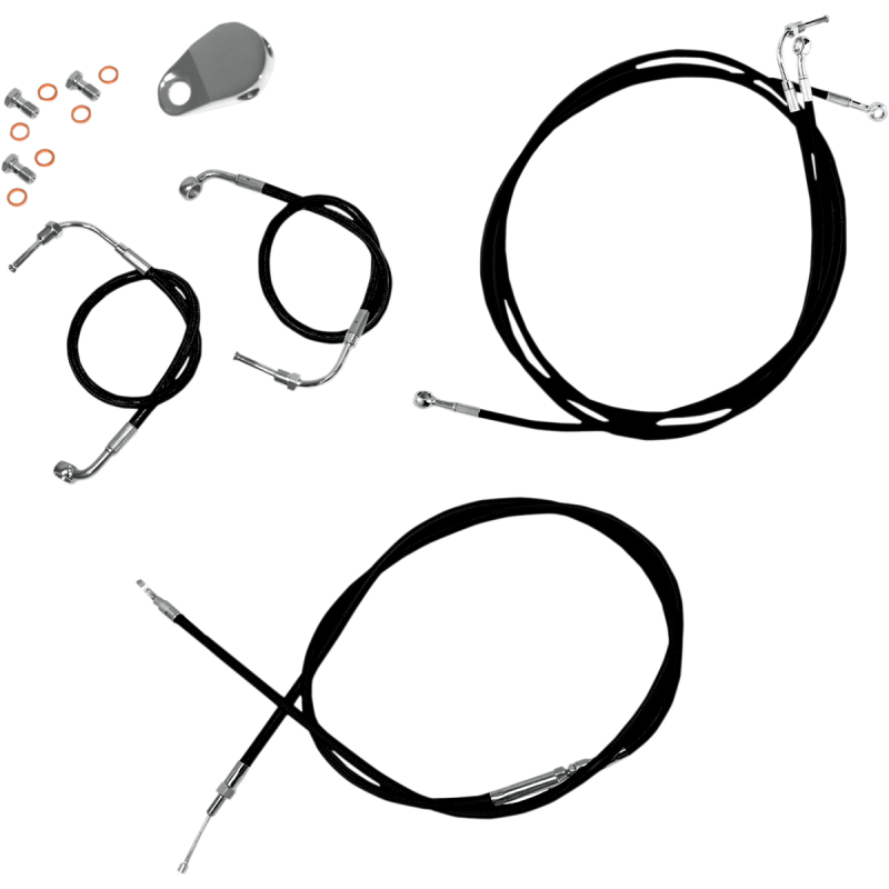 LA CHOPPERS CABLE KT BK12-14 FLTR ABS LA-8050KT-13B