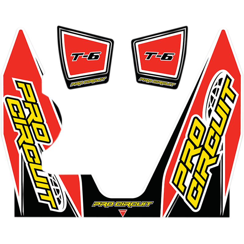 PRO CIRCUIT T-6 WRAP AND E/C DECAL (YZ250F) DC14T6-YZ250F