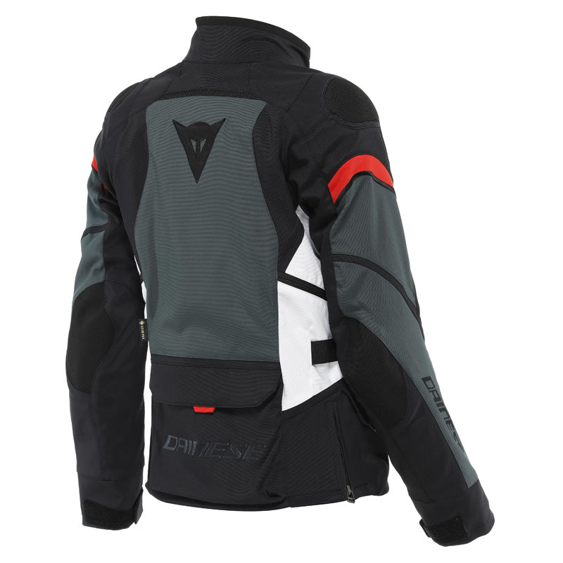 DAINESE CARVE MASTER 3 LADY GTX JKT BLACK/EBONY/LAVA-RED 2593999-06C-40