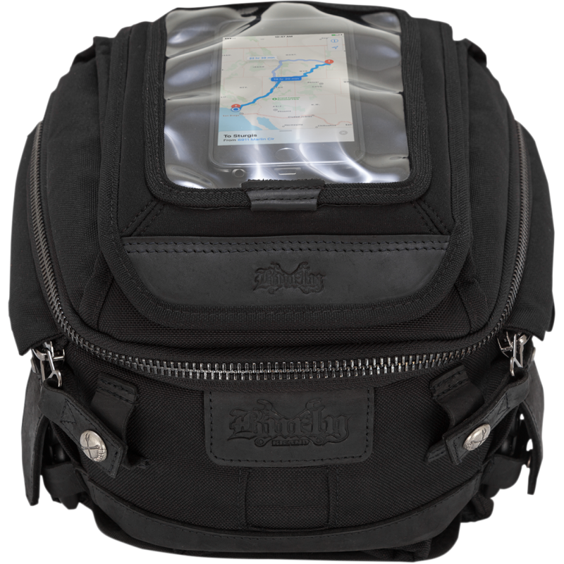BURLY BRAND TANK TAIL BAG BLK CORDURA B15-1010B