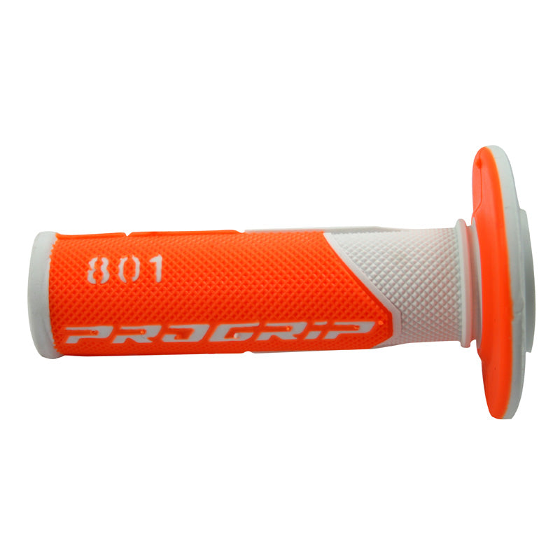 PRO GRIP MX GRIPS 801 WHITE/ORANGE FLUO 801-242