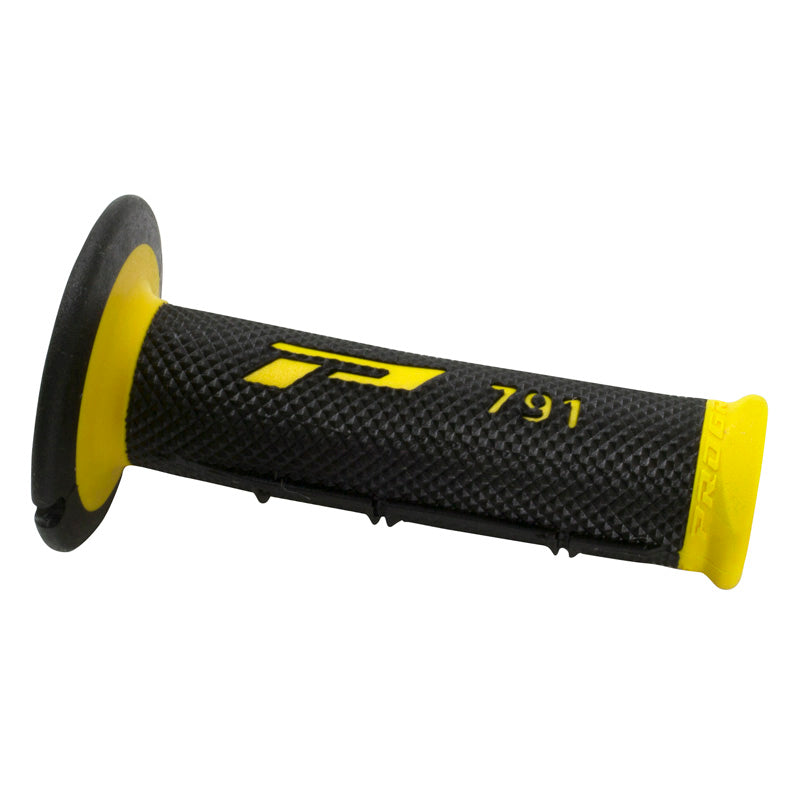 PRO GRIP HAND GRIPS 791 MX BLK/YELLOW (GONT). 791-202