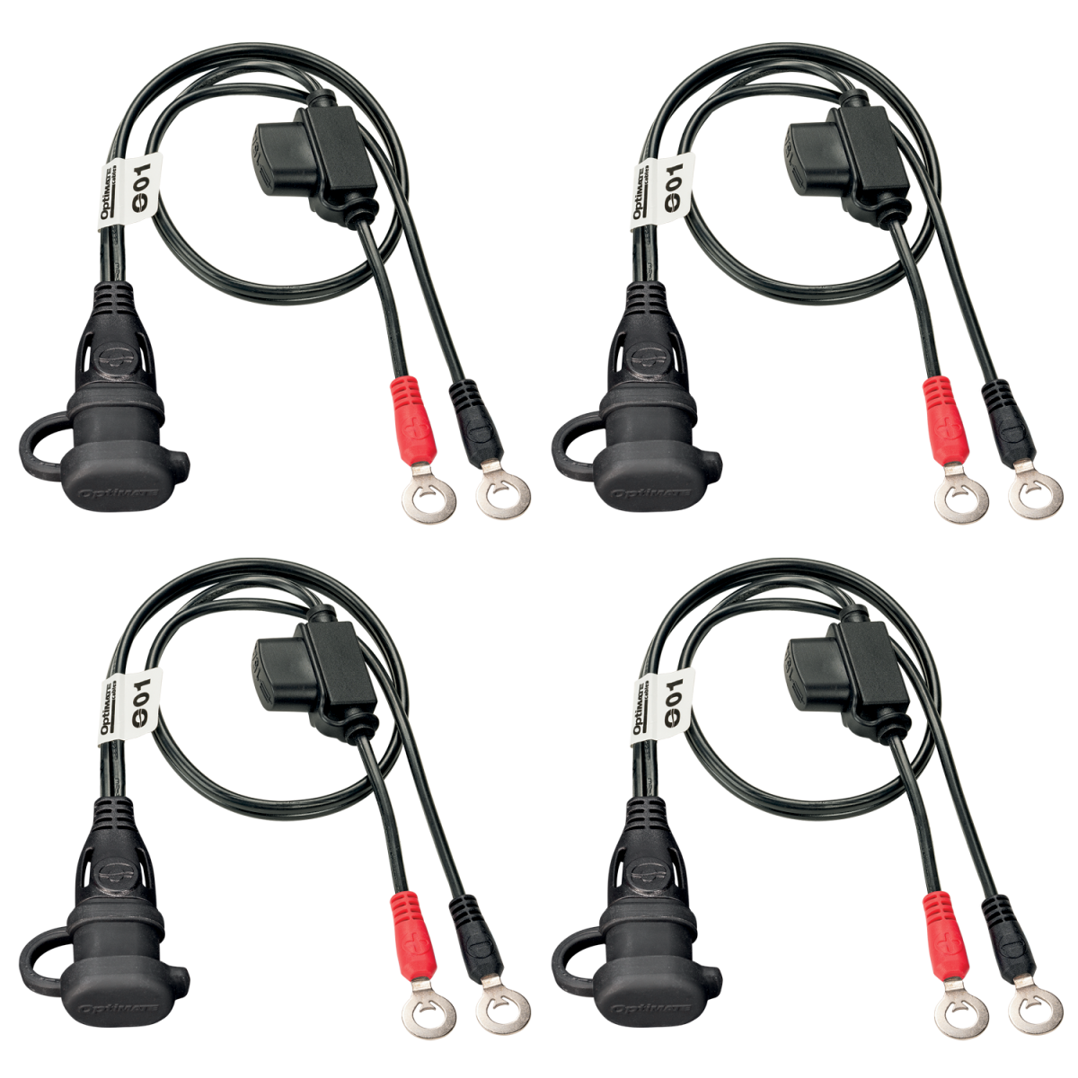 TECMATE O-01 BATTERY LEAD QTY 4 O-01X4PK