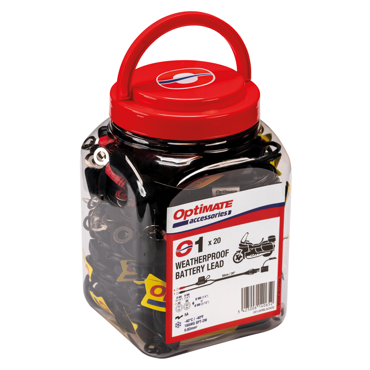 TECMATE O-01 BATTERY LEAD JAR QTY 20 O-01NJAR