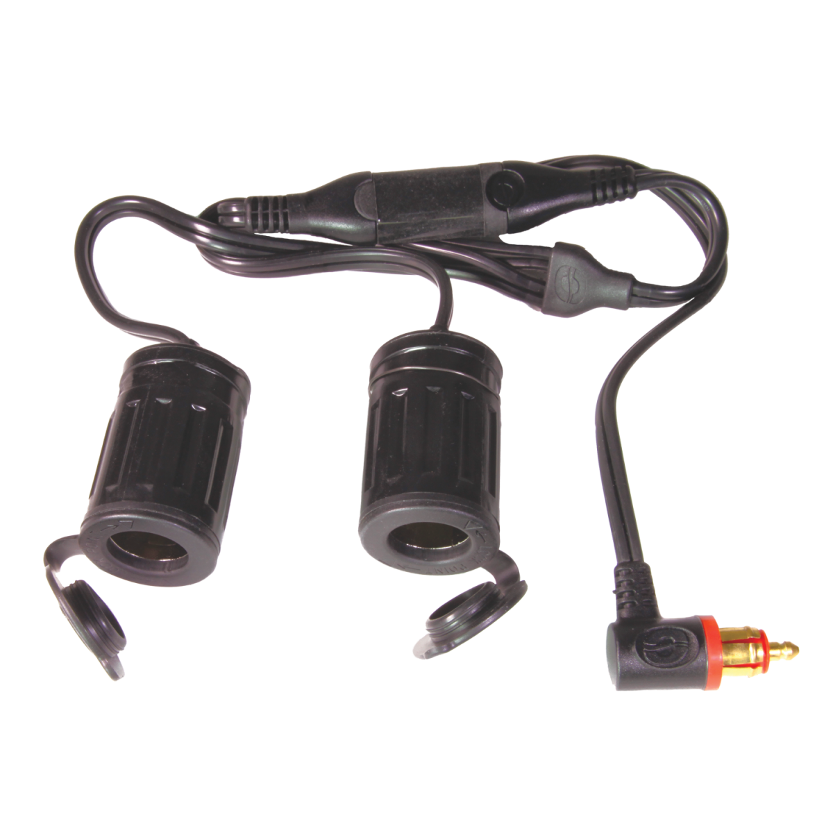 TECMATE O-36 Y-SPLITTER 90° PLUG TO 2X AUTO SOCK O-36