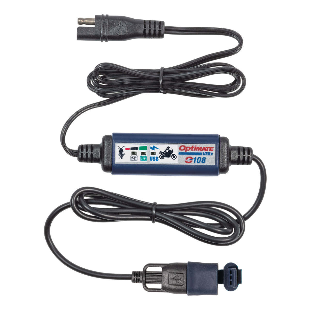 TECMATE O-108 SAE TO USB-A SOCKET 60 /150CM O-108