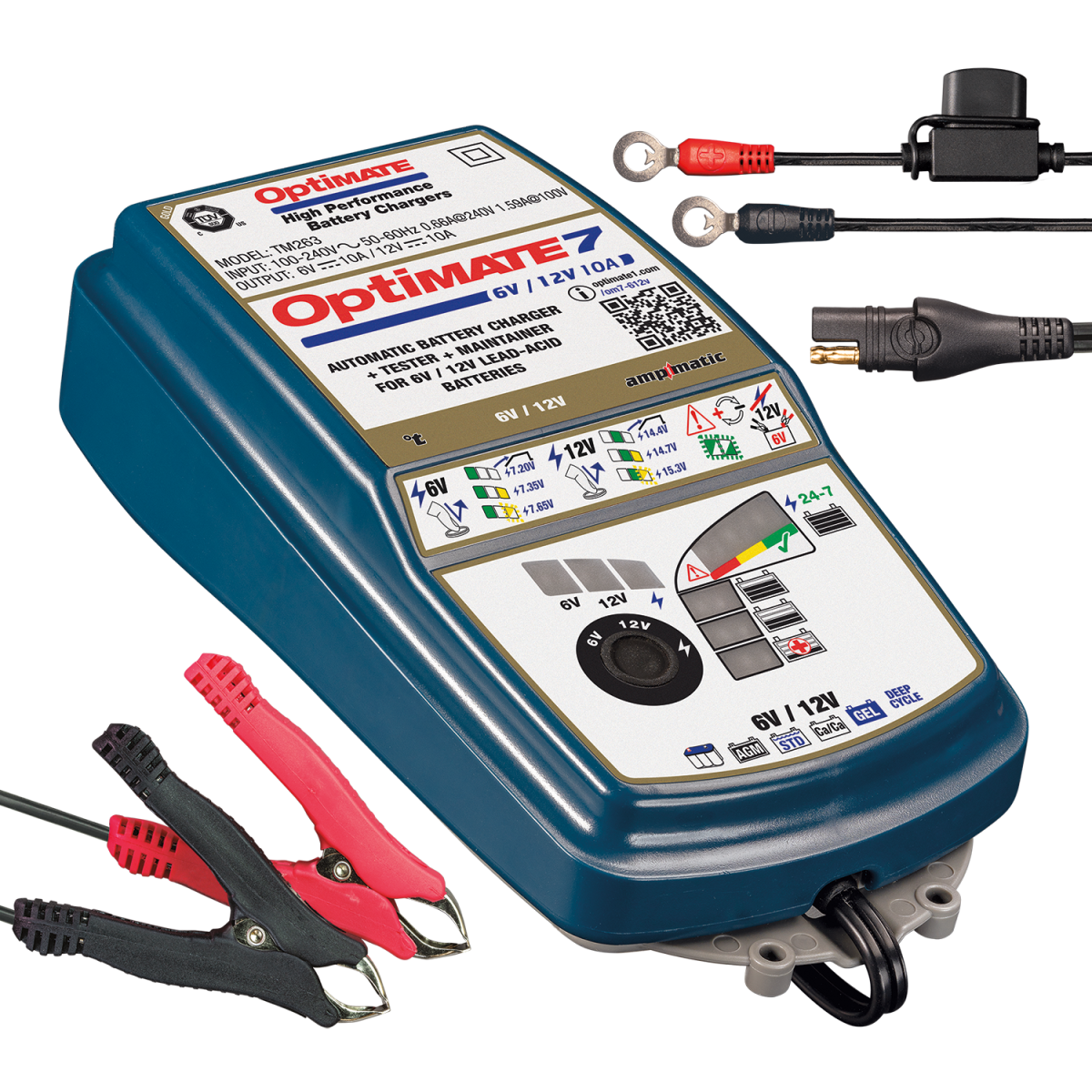 TECMATE OPTIMATE 7 6V/12V TM263