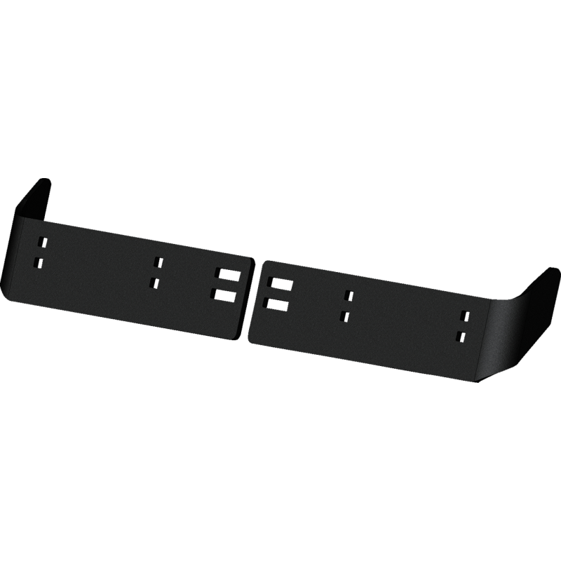 KFI PRODUCTS PLOW CURB GUARDS - BLACK 106155