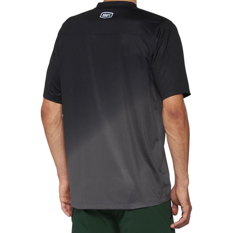 100% CELIUM SHORT SLEEVE JERSEY BLACK/CHARCOAL - L 40011-00002