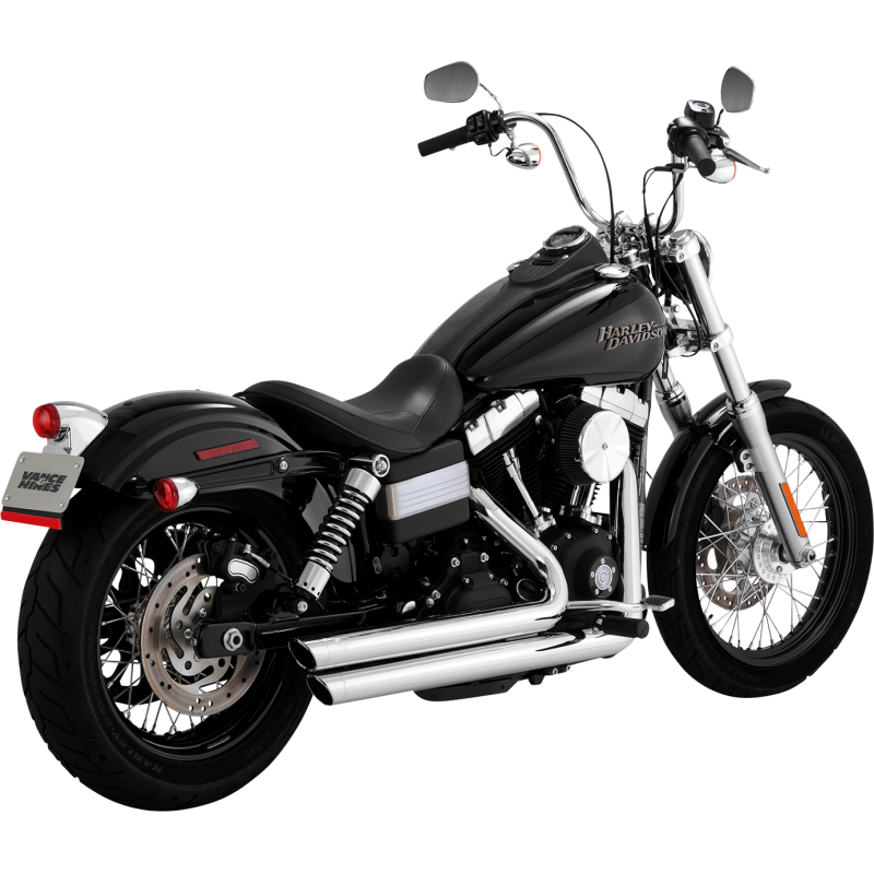 VANCE & HINES 06-17 DYNA EXHAUST BIG SHOT CHR PCX 17338