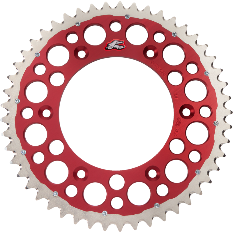 RENTHAL RENTHAL TWINRING SPROCKET 1540-520-49GP RED 1540-520-49GPRD