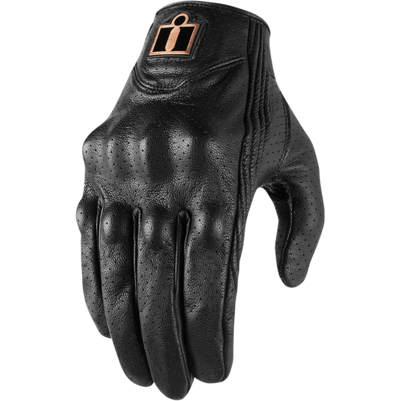 ICON PURSUIT WM PERF GLOVE BK MD 3302-0801