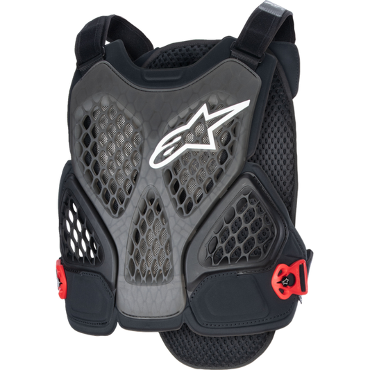 ALPINESTARS A-6 PLASMA CHEST PROTECTOR - XL - BLK/RED 1653424-1036-XL