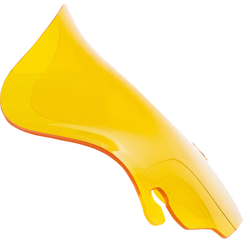 KLOCK WERKS WINDSHIELD FLARE FLH 6.5" YELLOW KWW-01-0696