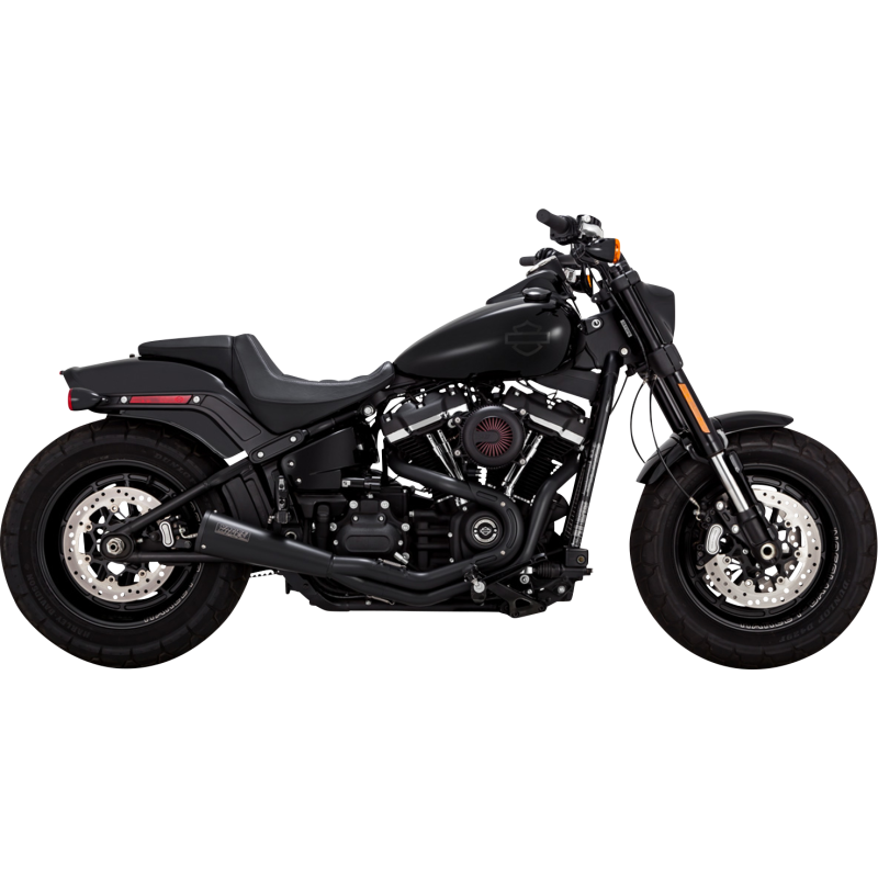 VANCE & HINES 18-UP ST EXHAUST 2-1 UPSW SS BLK PCX 47323