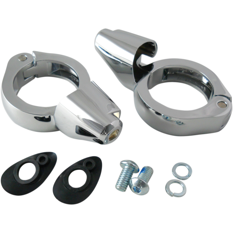 DRAG SPECIALTIES MOUNT T/S 49MM CHR 77855CS4