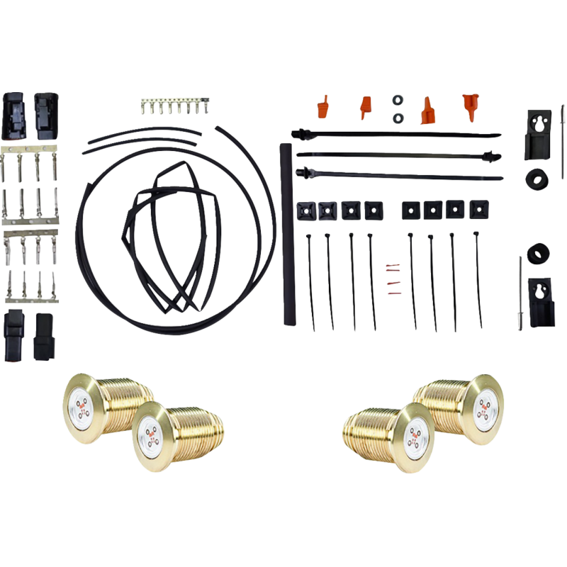 PAUL YAFFE BAGGER NATION THUNDER BOLTS KIT - RUN/BRAKE/TURN - BLACK PYO:BB-TB-BR